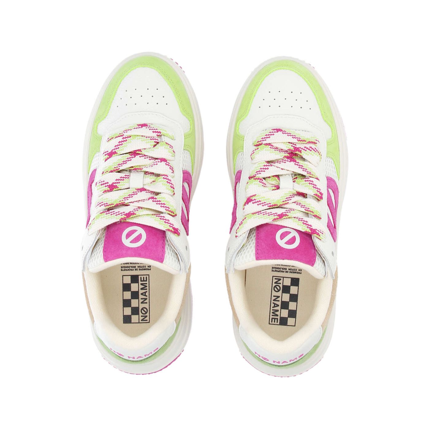 ALISON SNEAKER W - SUEDE/MESH/SUED - GREEN/OFF WHITE/PINK